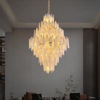 Marble Pendant Light Led French Luxury Living Dining Room Decor Chandeliers For Villa Loft Bedroom Designer Hanging Lamp