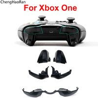 1x Solid Black Button Set RT LT RB LB Strip For Xbox One Controller Bumpers Triggers Buttons Replacement D-pad Repair Parts