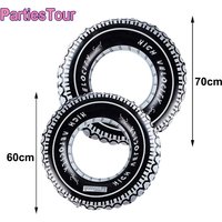 60-70cm Inflatable Tire Tube for Race Car Birthday Party Decoration Supplies Inflatable Toys