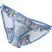 Man Lace Briefs Panty High End Embroidery Harajuku Low Waist BF Gifts LGBQT
