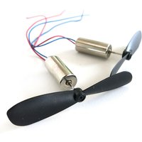 1 satz = 2 stücke DC3,7-4,2 V 716 7*16 MM Micro DIY Hubschrauber Kernlosen DC Motor Mit Propeller Große Drehmoment Hohe Geschwindigkeit Motor
