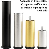 Adjustable Furniture Legs Bed Support Legs M8 Screw in Bathroom Cabinet Legs Risers Replacement Couch Metal Leg End Table Feet