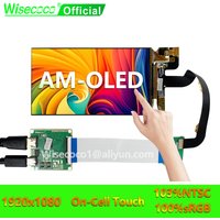 Wisecoco 5.5 Inch OLED Display AMOLED 1920x1080 On-Cell Touch Screen For Raspberry Pi4 PS4 Game Console Camera TV Box 60HZ
