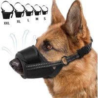 Dog Muzzle Puppy and Large Dog Anti Barking Adjustable Anti-biting Mesh Breathable Soft Pet Mouth Muzzles Straps Doggie Supplies