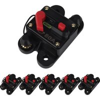 12V 24V Car Waterproof Circuit Breaker Boat Manual Power Protect for Audio System Fuse Manual Reset 50A 80A 100A 150A 200A