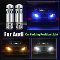 For Audi A3 8L 8P A4 B5 B6 B7 B8 B9 A6 C6 C7 C8 A5 A8 TT Q3 Q5 Q7 2pcs W5W T10 LED Bulbs Car Parking Position Light Accessories