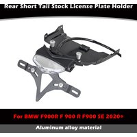 Motorcycle Rear Short Tail Stock License Plate Holder Tailstock Bracket LED Light FOR BMW F900R F 900 R F900 R 2020