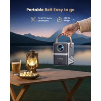 Wimius P61 Tragbarer 4K-Projektor Offizieller Netflix 1600ANSI Autofokus Full HD 1080p WIFI 6 BT5.2 Dolby-Projektor für Heimkino