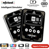 New NFC Tool Smart Emulator Custom Screen For Amiibo IC/NTAG215 Tag Reader Writer Gaming Accessory For Switch/Switch 2/3DS/Wii U