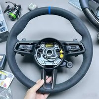 Customized Suede Car Steering Wheel For Porsche Macan Taycan 911 981 991 991.2 Cayenne 992 993 996 GT3 GT2 GT4 Steering Wheel