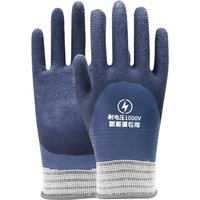Insulated Electrician Gloves 1000V Work Gloves Rubber Electrical Insulated Gloves for Electricians Prevent Shock