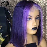 Pre‑Plucked Customize Hairline Dark Black White Ombre Raw Human Hair Water Wave Lace Closure Wig Cheap Wigs Silky Smooth Finish