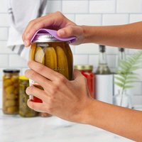 Soft Silicone Gripper Pad for Weak Hands - Effortless Jar & Bottle Opener, Multi-Color Non-Slip Aid Coaster, Heat-resistant Pad
