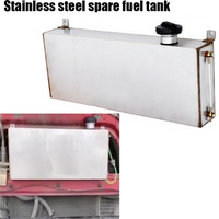 12L Gases Can Stainless Steel Metal Square Fuel Tank Container For Auto Vertical Square Metal Fuels Bucket fuel Can for J6