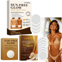 Sun-Free Glow Micro-Needle Tanning Patch For Long-Lasting Uniform Sunless Glow Tanning Patches To Enhance Natural Skin Tone