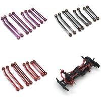 JJRC C8801 C8808 C8809 AX8560 TRX4M 1/18 RC remote-controlled car metal PO accessories with 8 pull rods