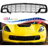 Für Chevrolet Corvette C7 Grill Z06 Z51 2014-2019 Front Lower Grille Carbon Flash Front Air Inlet Grid grill Kühler Mesh Grill