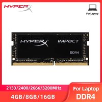 HyperX Laptop Memoria RAM DDR4 4GB 8GB 16GB 3200 2666 2400 2133Mhz SO-DIMM PC4-25600 260Pin 1.2V Notebook RAM ddr4
