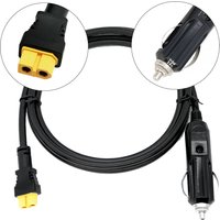 XT60 16AWG Plug Car Cigarette Lighter Portable Charging Cable Electronic Accessories For Cars/Trucks Power Station Solar 1.5M