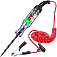 3V 120V Car Diagnostic Probe Test Pen Automotive Electrical Tool with Protective Cover Perfect for Mechanics and DIY Car Owners