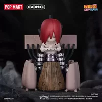 POPMART GONG Naruto Shippuden Akatsuki Arc Series Blind Box Guess Bag Mystery Box Toys Doll Anime Figure Desktop Ornaments Cute