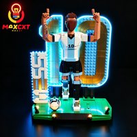 MAXCXT LED Light For LEGO 43015 Messi Football Legend DIY Decorative Lamp Not Include Building Blocks Set