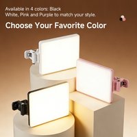 Pocket Mini Selfie Fill Light Rechargeable 3 Modes Adjustable Brightness Clip On for Mobile Phone Make Up Laptop LED Fill Lights