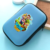 Wojans Team Card Storage Bag Boys Data Cable Case Uno Cards Sleeves Games Box Anime Printed Zipper Storage Bags Protector Gifts