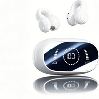 TWS Bone Conduction Wireless Bluetooth Headphones Stereo Sound Sports Earbuds Noise Cancelling Headset with Mic for Daily Life