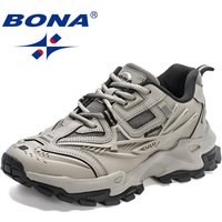 BONA 2023 New Designers Anti slip and wear-resistant Classics Running Shoes Athletic Sport Shoes Men Outdoor Sneakers Lightweigh