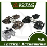 SOTAC KVC RQE Universal Dual Bridge Helmet Mount NVG Night Vision Goggles L4 G24 Mount PVS-14 MUM DVO MINI-NSEAS
