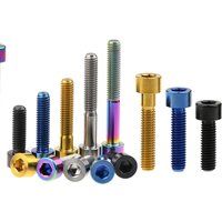 AliExpress Wanyifa Titanium Bolt M5 x 10 12 16 18 20 23 25 30 35 40 45 50 55 60mm Screw for Bike MTB / Road Bicycle Seatpost Headset Brake
