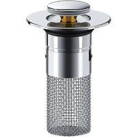 NEW Washbasin Leak Plug ABS Stainless Steel Odor Proof Bouncing Core Press Type Sink Drain 34-40mm Universal Accessory 1pcs