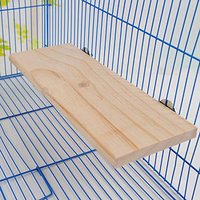 Wood Stand Platform Pet Bird Toys Gerbils Mice Parrot Rack Hamster Perches Paw Grinding Clean Cage Accessories