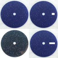 NH35 dial made of sparkling starry blue-green malachite sandstone 28.5mm cut by CNC machine for NH35/36 movement