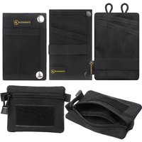 Tactical EDC Pouch Mini Wallet Card Key Holder Pouch Belt Waist Pack Camping Hiking Hunting shooting Outdoor Portable Coin Purse