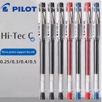 10psc Japan Pilot Gel Pen BLLH-20C4 Fine Needle Tube Tip Ballpoint Pen 0.25/0.5mm Office School Supplies Kawaii Stationery