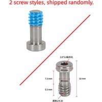 1/4"-20 Screw Thread DSLR Camera Screw for Quick Release Plate Stainless Steel Hexagon Socket Head Bolt Photography Tool