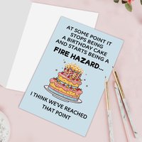 1pc Fun Birthday Greeting Card With Envelope,Hilarious Joke Card For Birthday Celebration,Prank Greeting Card For Friends,Family