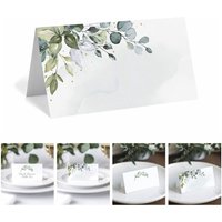 50pcs Blank Table Place Cards Seating Place Cards Name Food Table Setting Wedding Place Cards Dinner Party Seating Wedding Decor
