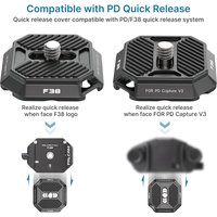 FALCAM F38 & PD Quick Release Plate 2465 Arca Compatible Base for F38 Quick Release PD Capture V3 Camera Mount
