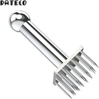 Kitchen Loose Tender Meat Needle Stainless Steel Profession Cooking Meat Tenderizer Tool for Beef Tender Steak Pork Chop Hammer