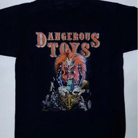Dangerous Toys Band Black Color Cotton T Shirt 1Side