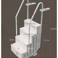 Swimming Pool Ladder With Ladder Plastic Above Ground BB