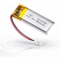 701535 3.7V Polymer Lithium Rechargeable Battery 350mAh for Bluetooth Headset Dog Training Device Credit Card Machine Battery