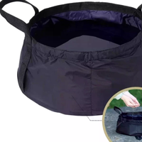 1PC Portable Collapsible Sink 8.5L - Foldable Travel Basin For Outdoor,Camping, Hiking, Feet Face Dishes Lightweight Compact