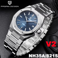 PAGANI DESIGN 8215 Men's Automatic Mechanical Watch 40MM Sapphire Stainless Steel Waterproof 10Bar Luminous C3 Reloj Hombre image 4