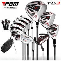 PGM YB3 Men's Golf Club Set Right Handed Golf Clubs Complete Set with Golf Bag Beginners Practice Club 11 pcs MTG072