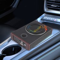 Car Subwoofer 600W 8 Inch Active Subwoofer 40-200Hz Bass Boost 0-12dB Adjustable Under Seat Thin for Truck Car Audio