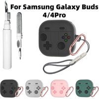 (2026) Cute Case For Samsung Galaxy Buds 4 Pro/Galaxy Buds 4 with Cleaning Kit & Lanyard Funny Game Case For Galaxy Buds 4/4 Pro